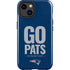 NFL New England Patriots Team Motto iPhone 15 Impact Case