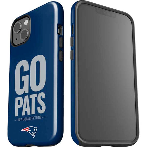 NFL New England Patriots Team Motto iPhone 15 Impact Case