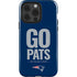 NFL New England Patriots Team Motto iPhone 15 Pro Impact Case
