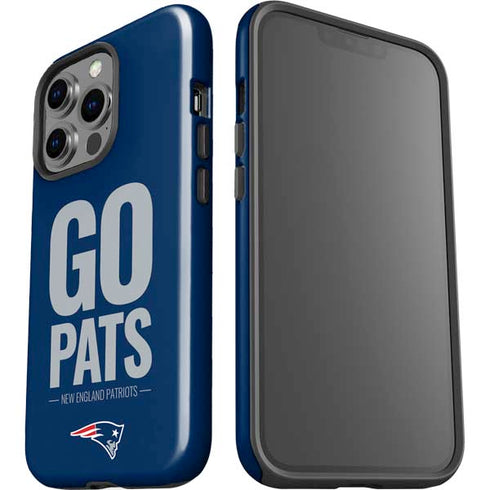 NFL New England Patriots Team Motto iPhone 15 Pro Impact Case