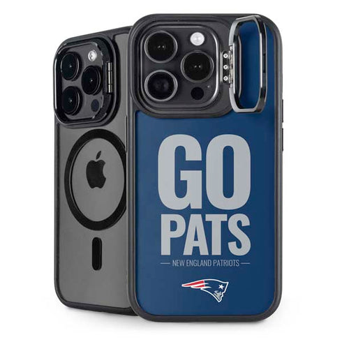 NFL New England Patriots Team Motto iPhone 15 Pro Max Kickstand Case