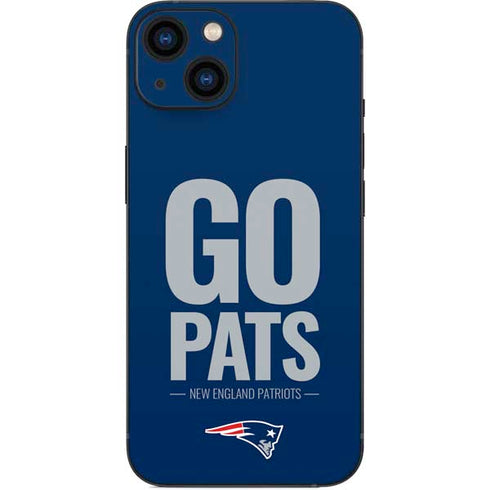 NFL New England Patriots Team Motto iPhone 15 Skin