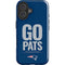 NFL New England Patriots Team Motto iPhone 16 Plus Impact Case