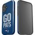 NFL New England Patriots Team Motto iPhone 16 Plus Impact Case