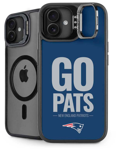 NFL New England Patriots Team Motto iPhone 16 Plus Kickstand Case