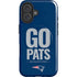 NFL New England Patriots Team Motto iPhone 16 Plus Magsafe Impact Case
