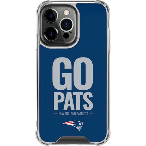 NFL New England Patriots Team Motto iPhone 16 Pro Max Clear Case