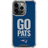 NFL New England Patriots Team Motto iPhone 16 Pro Max Clear Case