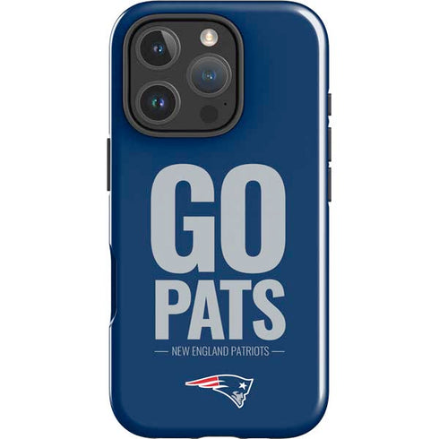 NFL New England Patriots Team Motto iPhone 16 Pro Max Impact Case