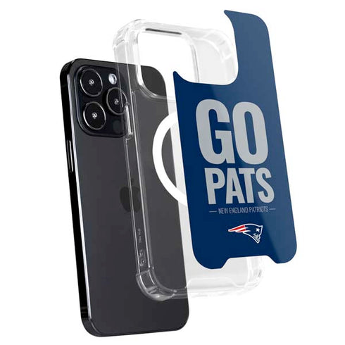 NFL New England Patriots Team Motto iPhone 16 Pro Max MagSafe Case