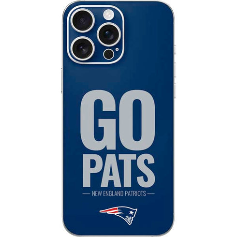 NFL New England Patriots Team Motto iPhone 16 Pro Max Skin