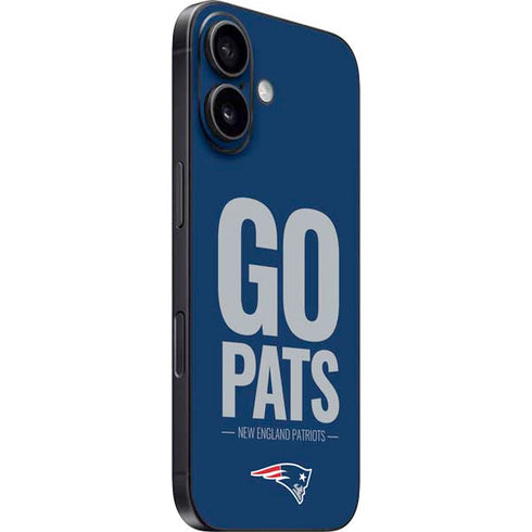 NFL New England Patriots Team Motto iPhone 16 Skin