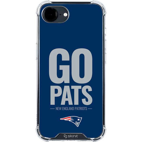 NFL New England Patriots Team Motto iPhone 16e Clear Case