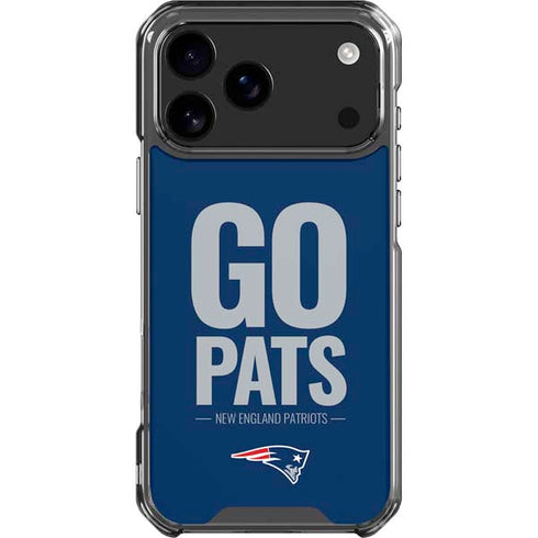 NFL New England Patriots Team Motto iPhone 18 Pro Max Clear Case