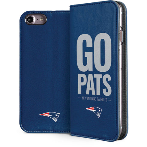 NFL New England Patriots Team Motto iPhone 7 Folio Case