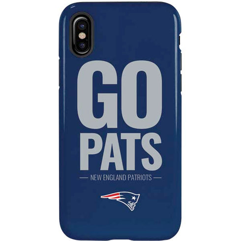 NFL New England Patriots Team Motto iPhone XS Pro Case