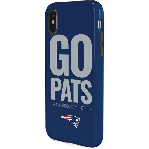 NFL New England Patriots Team Motto iPhone XS Pro Case