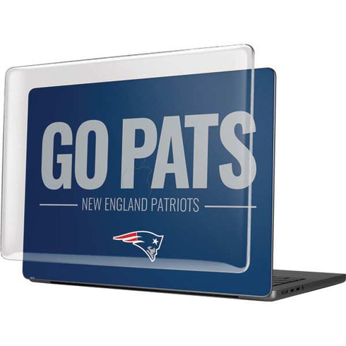 NFL New England Patriots Team Motto MacBook Pro 14in (2021-24) Case plus Skin