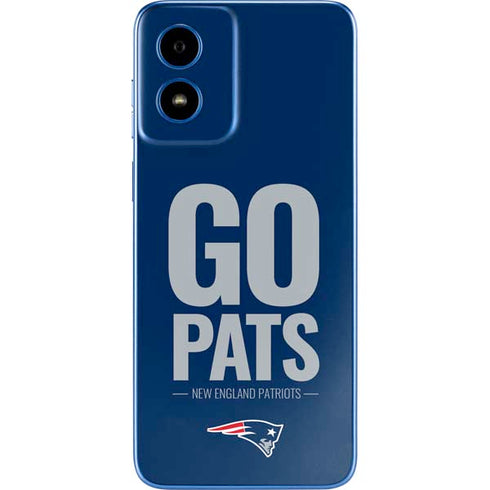 NFL New England Patriots Team Motto Moto G Play 4G (2024) Skin