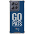 NFL New England Patriots Team Motto Moto G Stylus 5G (2025) Clear Case