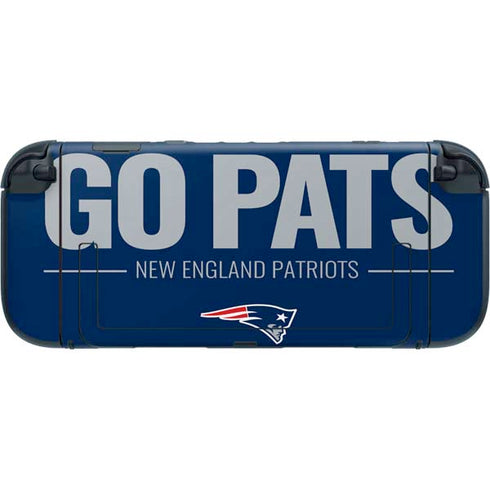 NFL New England Patriots Team Motto Nintendo Switch 2 (2025) with Joy-Con Skin