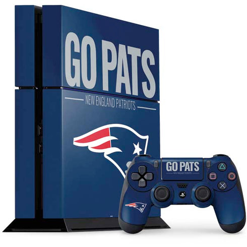 NFL New England Patriots Team Motto PlayStation PS4 Skins