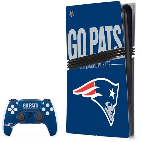 NFL New England Patriots Team Motto PlayStation PS5 Skins