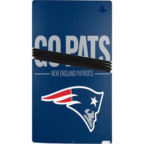 NFL New England Patriots Team Motto PS5 Pro Console Skin