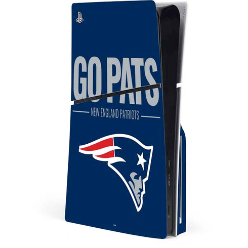 NFL New England Patriots Team Motto PlayStation PS5 Skins