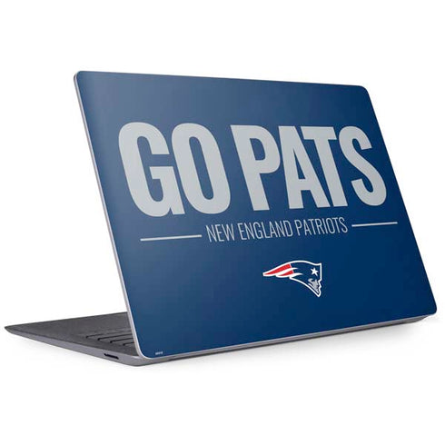 NFL New England Patriots Team Motto Surface Laptop 3 13.5in Skin