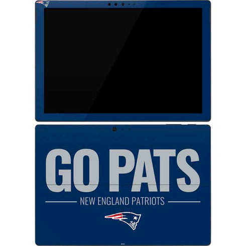 NFL New England Patriots Team Motto Surface Pro 7 Skin