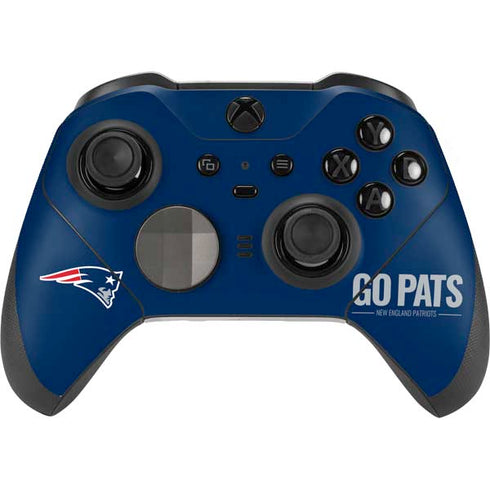 NFL New England Patriots Team Motto Xbox Elite Wireless Controller Series 2 Skin