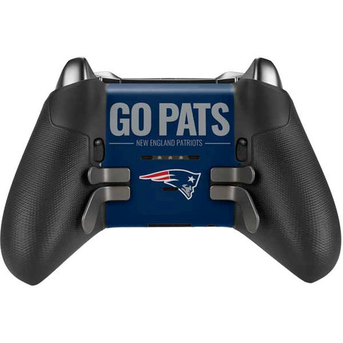 NFL New England Patriots Team Motto Xbox Elite Wireless Controller Series 2 Skin