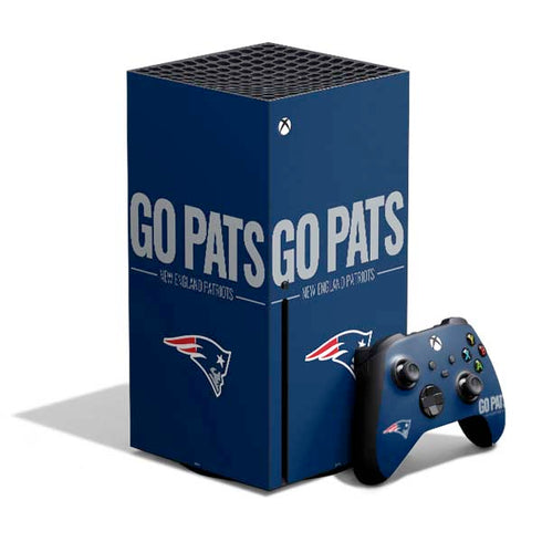 NFL New England Patriots Team Motto Xbox Series X Bundle Skin