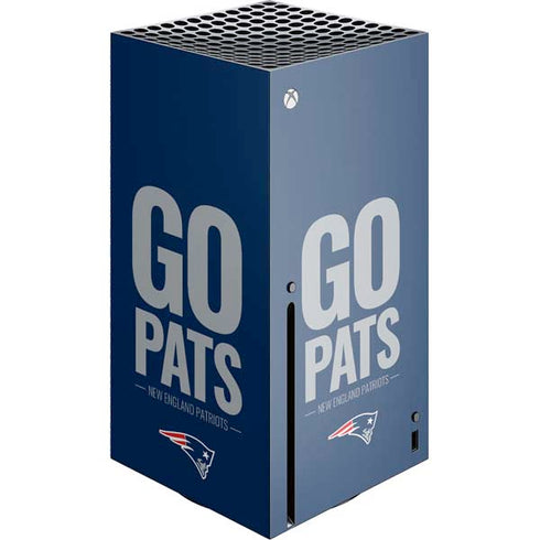 NFL New England Patriots Team Motto Xbox Series X Skins