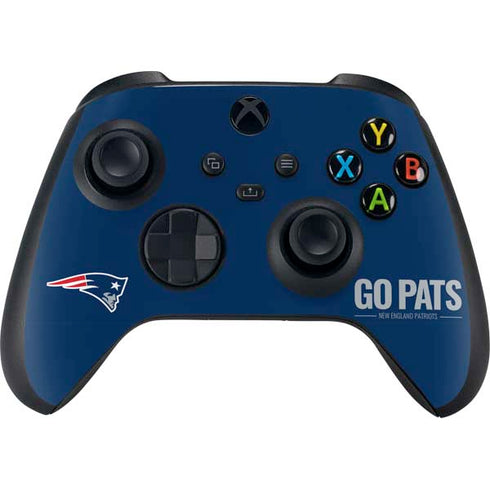 NFL New England Patriots Team Motto Xbox Series X Controller Skin