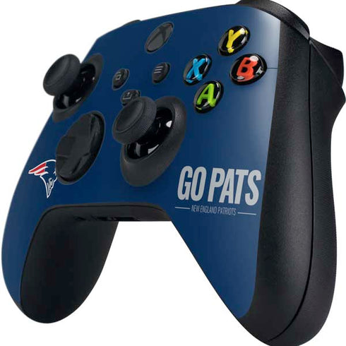 NFL New England Patriots Team Motto Xbox Series X Controller Skin