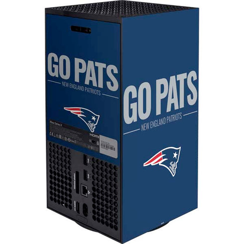 NFL New England Patriots Team Motto XBox Series X Digital Edition Bundle Skin