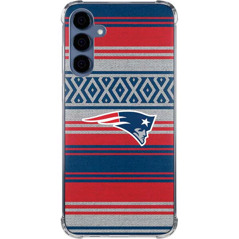 NFL New England Patriots Trailblazer Galaxy A55 5G Clear Case