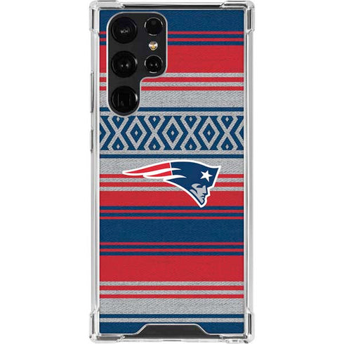 NFL New England Patriots Trailblazer Galaxy S23 Ultra Clear Case