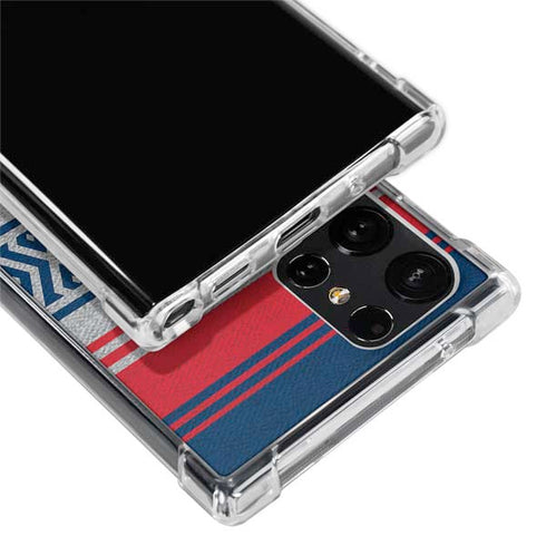 NFL New England Patriots Trailblazer Galaxy S23 Ultra Clear Case