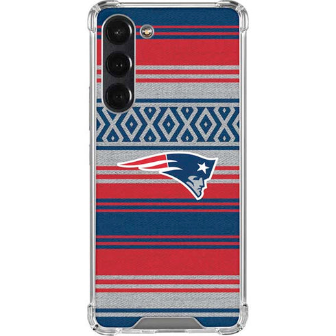 NFL New England Patriots Trailblazer Galaxy S24 FE Clear Case