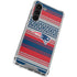 NFL New England Patriots Trailblazer Galaxy S24 FE Clear Case