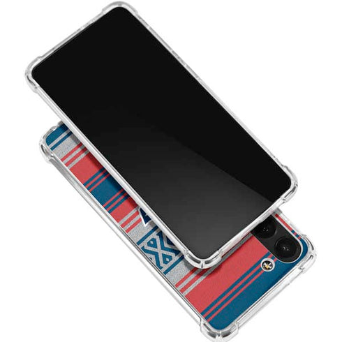 NFL New England Patriots Trailblazer Galaxy S24 FE Clear Case
