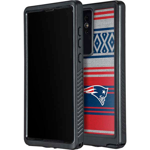 NFL New England Patriots Trailblazer Galaxy S24 Ultra Waterproof Case