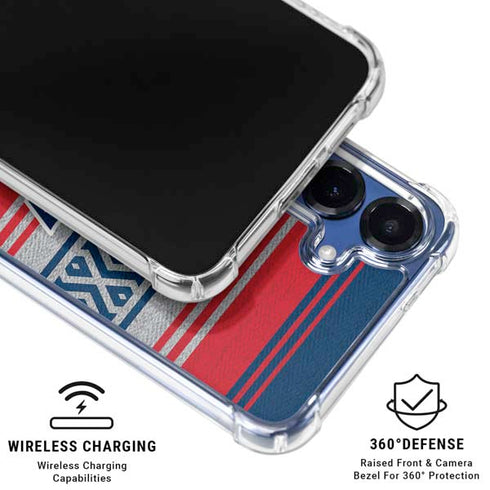 NFL New England Patriots Trailblazer Galaxy S25 Clear Case