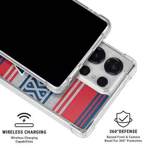NFL New England Patriots Trailblazer Galaxy S25 Ultra Clear Case