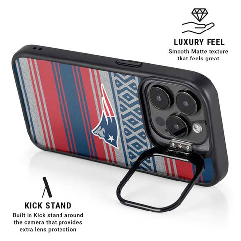 NFL New England Patriots Trailblazer iPhone 13 Pro Max Kickstand Case