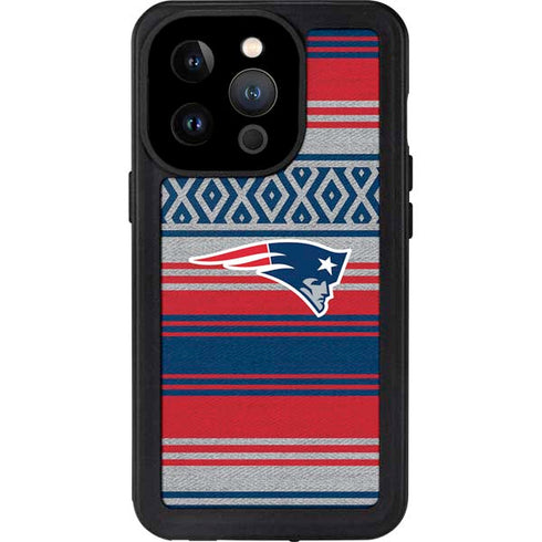 NFL New England Patriots Trailblazer iPhone 15 Pro Waterproof Case