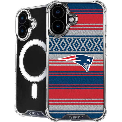 NFL New England Patriots Trailblazer iPhone 16 MagSafe Case